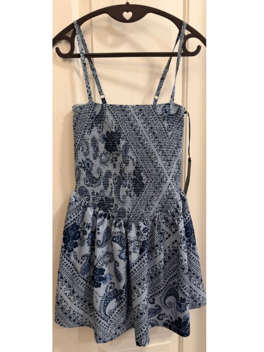 NWT Abercrombie YPB Smocked Active Mini Dress S